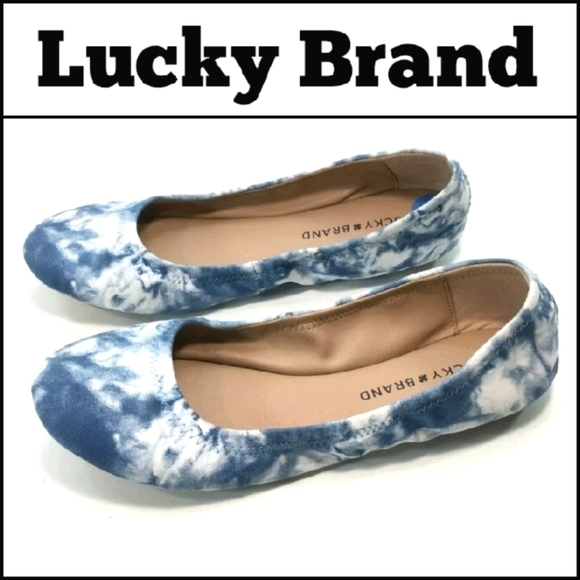 Lucky Brand Shoes - NEW! LUCKY BRAND Emmie Tie-Dye Soft Comfy Slip On Ballet Flat 7.